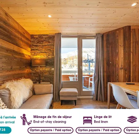 Pour 5 - Avec Piscine Et Apartment Huez